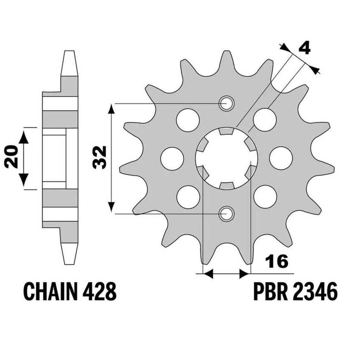 Fornav Standard 2346 428 Stål PBR – billede 2