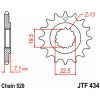 Forreste tandhjul stål JT 14 tænder - Stål - Foran(520 kæde) – miniature 3