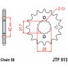 Forreste tandhjul stål JT 14 tand - Stål - Foran (530 kæde) – miniature 3