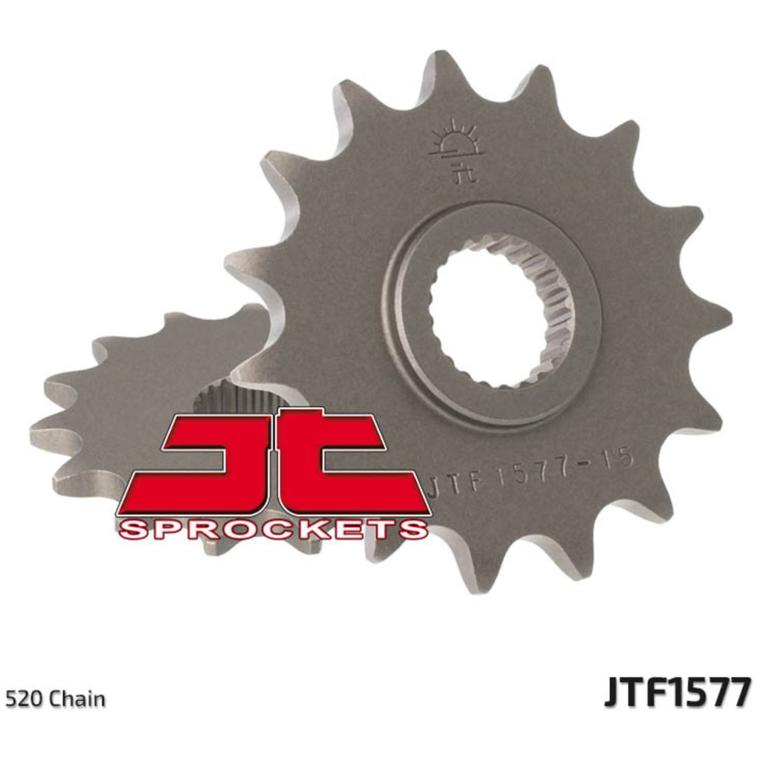 Forreste tandhjul stål JT 15 tand - Stål - Foran (520 kæde) – billede 2