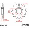 Forreste tandhjul stål JT 15 tand - Stål - Foran (520 kæde) – miniature 3