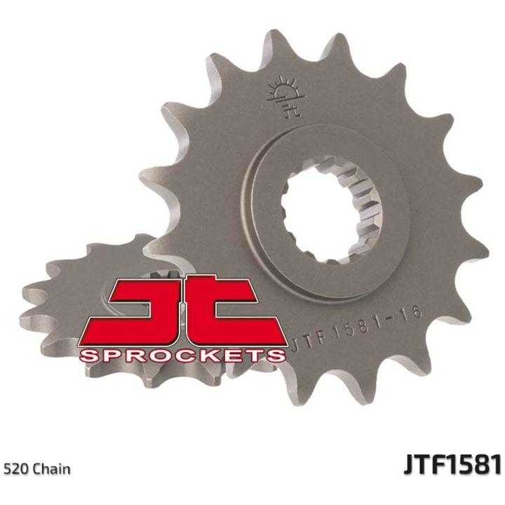 Forreste tandhjul stål JT 15 tand - Stål - Foran (520 kæde) – billede 2