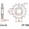 Forreste tandhjul stål JT 16 tænder - Stål - For (525 kæde) – miniature 3