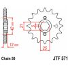 Forreste tandhjul stål JT 16 tand - Stål - Foran (530 kæde) – miniature 3