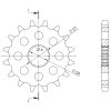 Forreste tandhjul stål JT 18 tænder - Stål - Foran (530 kæde) – miniature 2