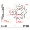 Forreste tandhjul stål JT 21 Tænder 530 – miniature 3