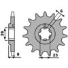Forreste tandhjul stål standard PBR Tand: 13 – miniature 3