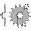Forreste tandhjul stål standard PBR Tand: 14 – miniature 2