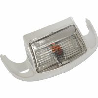Forskærmslampe Front Fender Tip Røgfarvet/Hvid/Krom DRAG SPECIALTIES