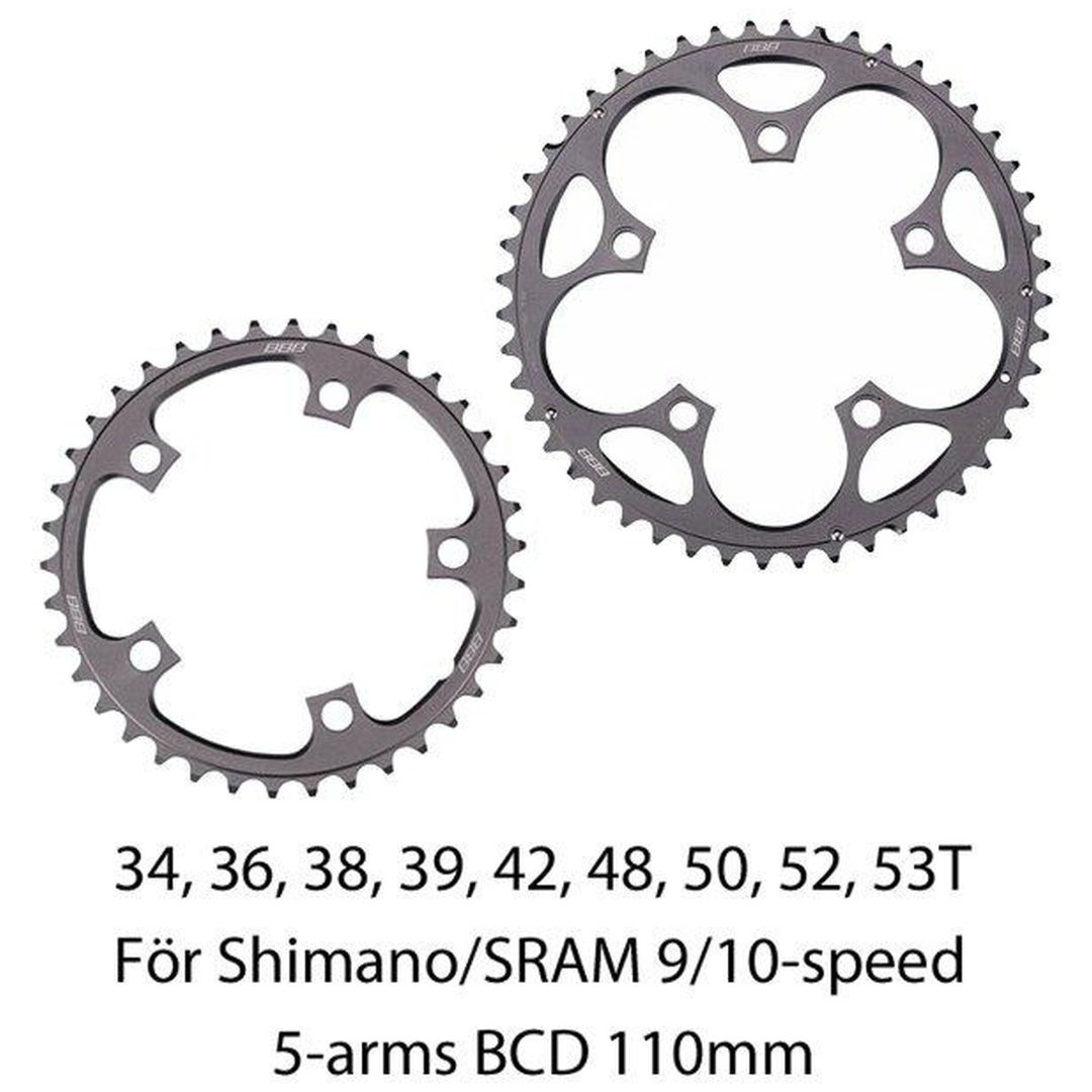 Fortandhjul CompactGear Sort BBB