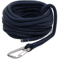 Förtöjningslina Dockline med hake 16mm 6m navy Qvarken