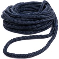 Förtöjningslina Dockline med ögla 18mm 10m navy Qvarken