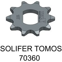 Framdrev 10 tänder (415) Solifer SM / Tomos Forte