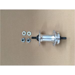 Framhjulsnav 3/8*13G*36H 100W*145L Alu silver