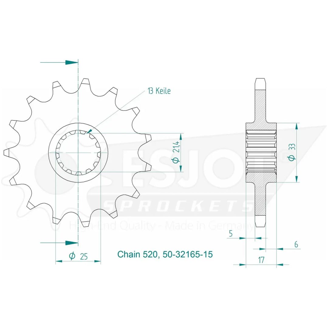 Fremdrev 520 ESJOT – billede 2