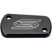 Front Brake Reservoir Cover - Kawasaki/Suzuki/Yamaha Black SCAR