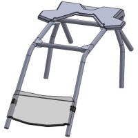 Front Low Windshield Polaris RZR RS3 DIRECTION 2