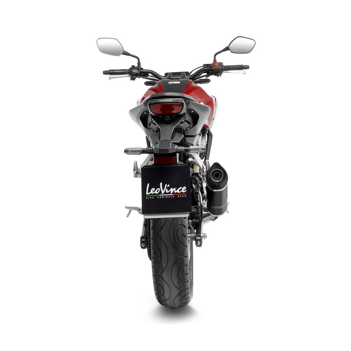 Fuldsystem 1-1 LV One Evo Black Edition Rustfrit LeoVince Rustfrit – billede 3