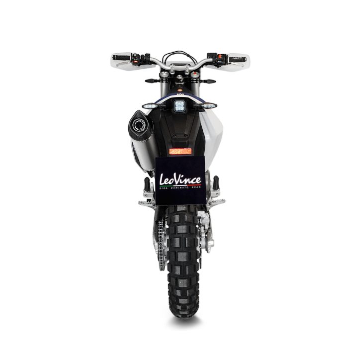 Fuldsystem 1-1 LV One Evo Rustfrit LeoVince Slash-down – billede 6