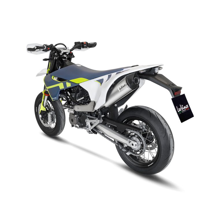 Fuldsystem 1-1 LV One Evo Rustfrit LeoVince Slash-down – billede 5