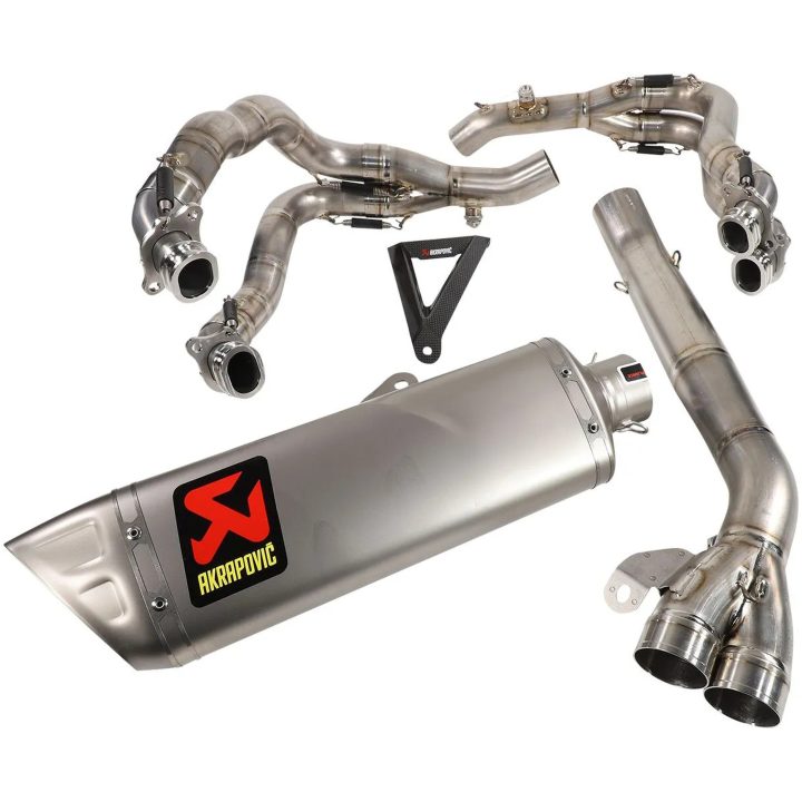 Fuldsystem Evolution 4-i-1 Titanium Akrapovic Lyddæmper – billede 4