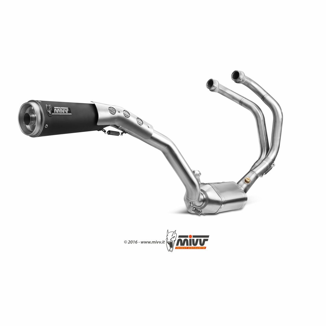 Fuldsystem GHIBLI Black Steel MIVV SPORT/ALTO/High up