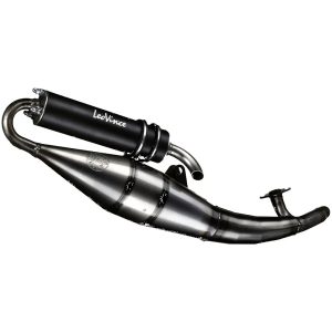 Fuldsystem Hand Made TT Black Edition Sort Rustfrit Stål LEOVINCE