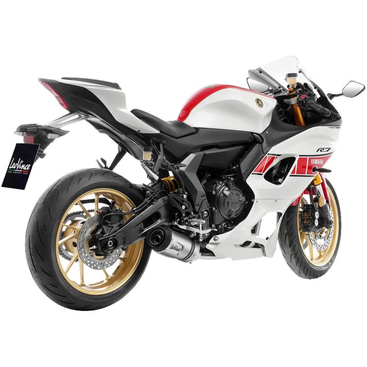 Fuldsystem LV One Evo Rustfrit LeoVince Slash-cut – billede 3