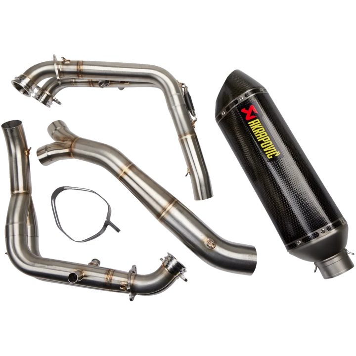 Fuldsystem Racing 4-i-1 Rustfrit Stål/Kulfiber Akrapovic – billede 2