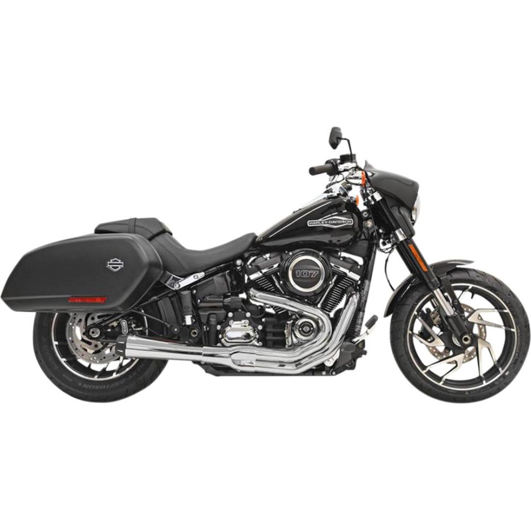 Fuldsystem ROAD RAGE Harley-Davidson 2-INTO-1 BASSANI XHAUST Lyddæmper