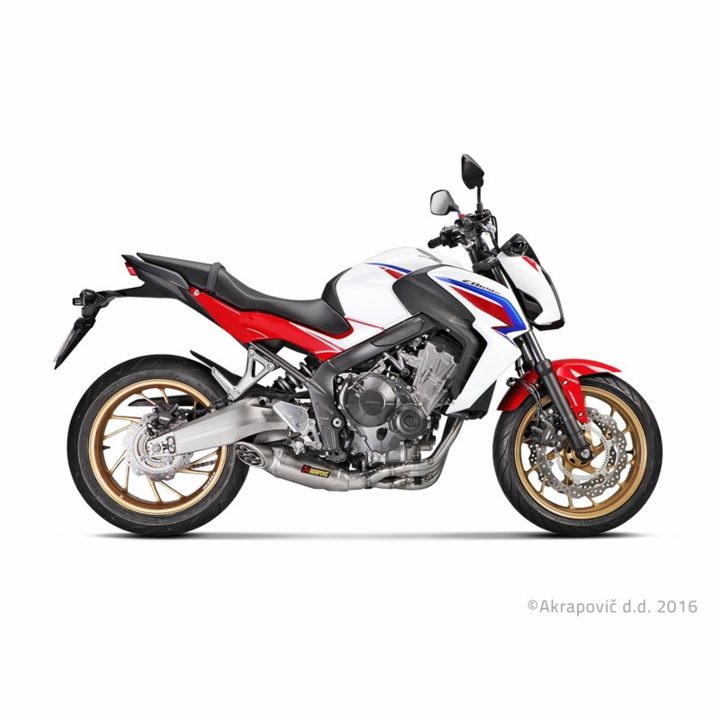 Fuldt system Racing Line Akrapovic Titandæmper – billede 2