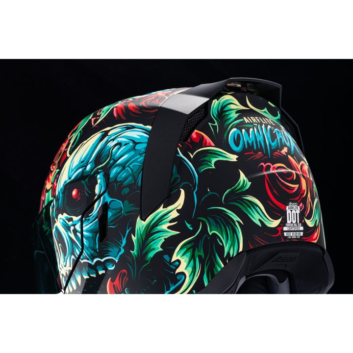 Full Face Helmet Airflite MIPS Omnicrux Rød/Grøn/Blå ICON Medium – billede 14