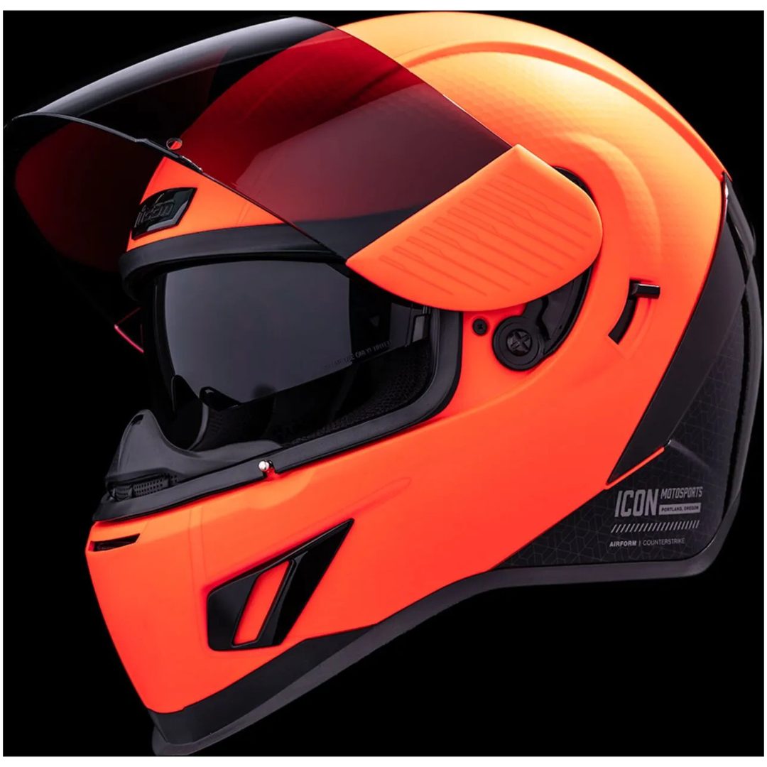 Full Face Helmet Airform Counterstrike Rød ICON Small – billede 6
