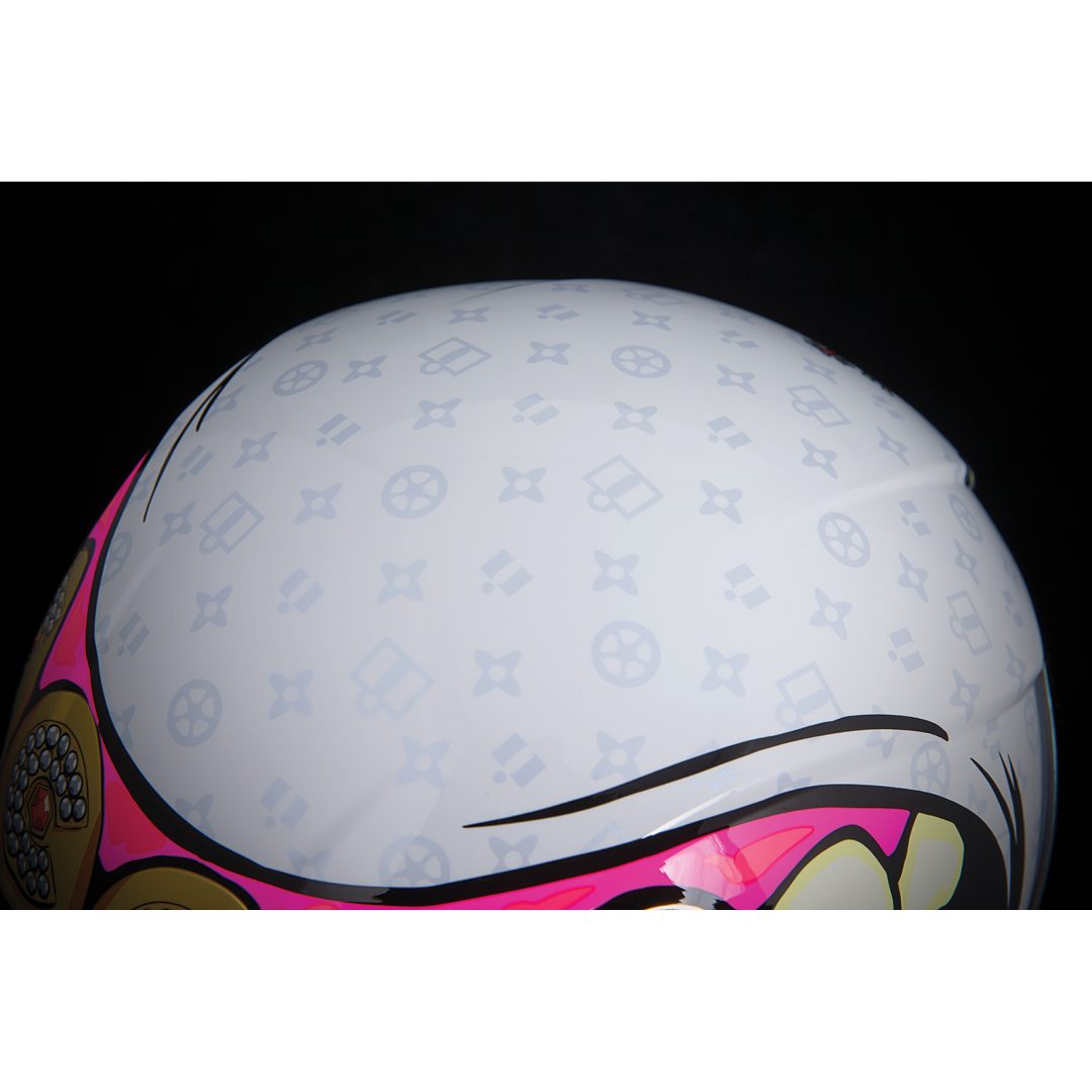 Full Face Helmet Airform Grillz Guld/Hvid ICON Medium – billede 7