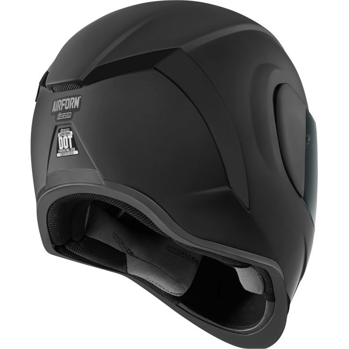 Full Face Helmet Airform Rubbatone Sort ICON XS – billede 3