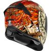 Full Face Helmet Airframe Pro Topshelf Rød ICON XS – miniature 10