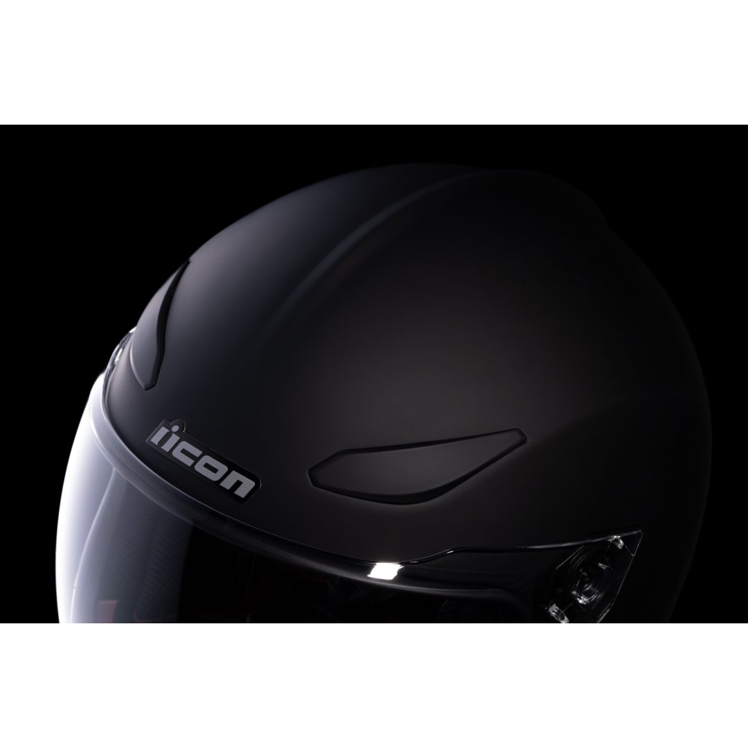 Full Face Helmet Domain Rubatone Sort ICON XS – billede 9