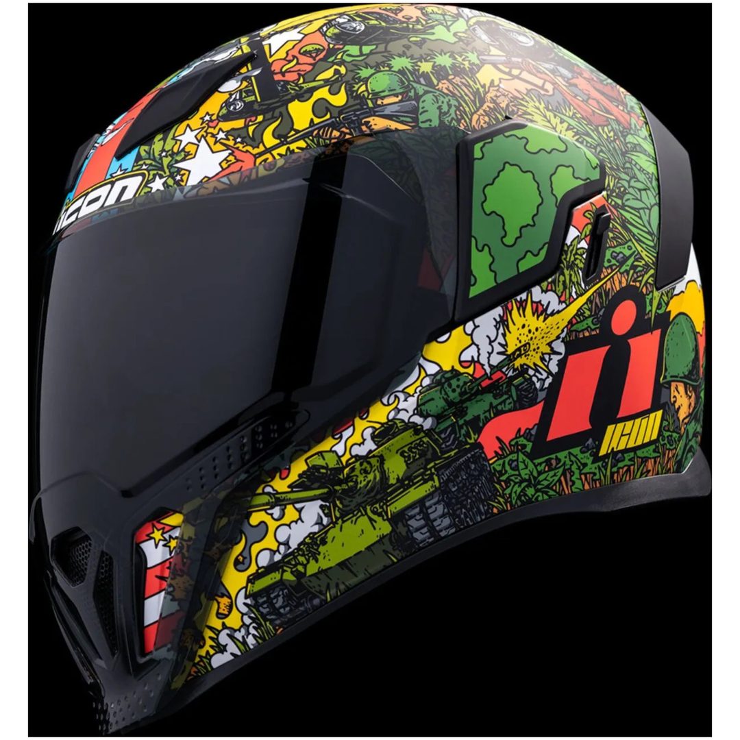 Full Face Hjelm Airflite Grøn ICON XS – billede 11