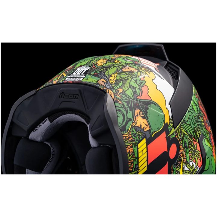 Full Face Hjelm Airflite Grøn ICON XS – billede 5