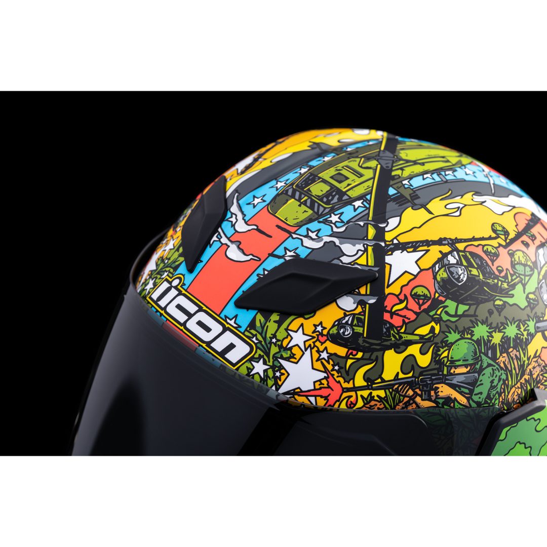 Full Face Hjelm Airflite Grøn ICON XS – billede 2