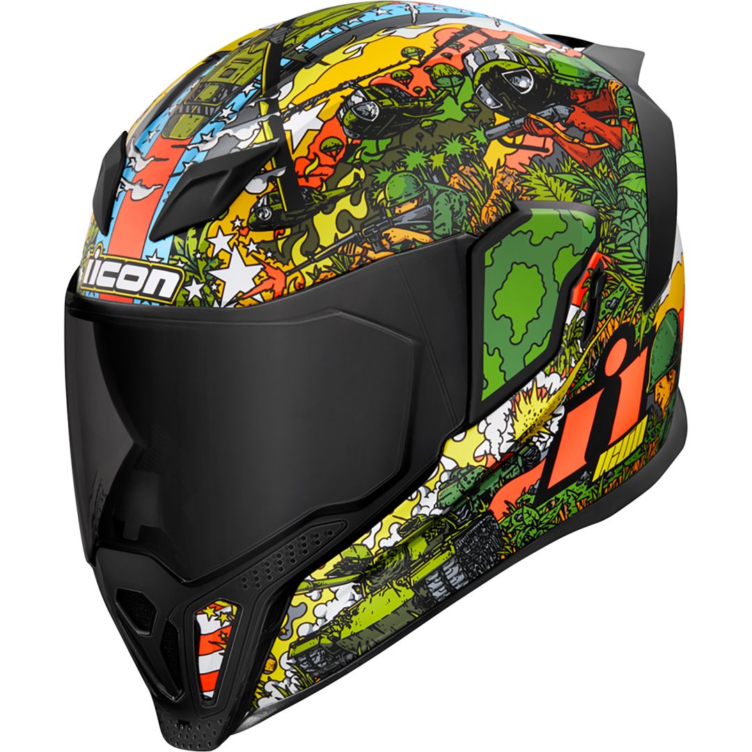 Full Face Hjelm Airflite Grøn ICON XS