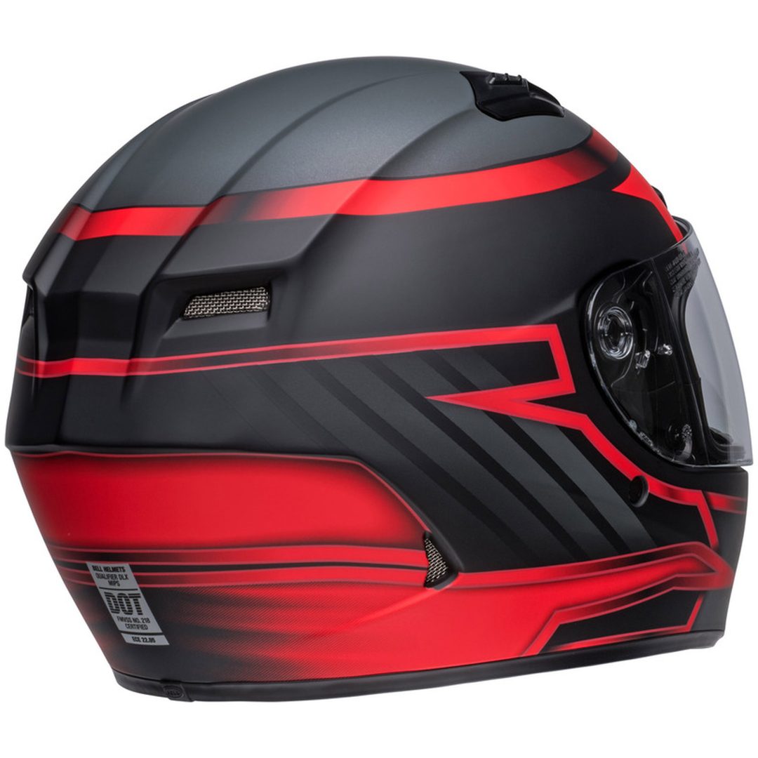 Full Face Hjelm Qualifier FLX Raiser MIPS CE Mat Sort/Rød Bell XL – billede 3