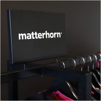 Garment Display Logo Sign Black ONE SIZE