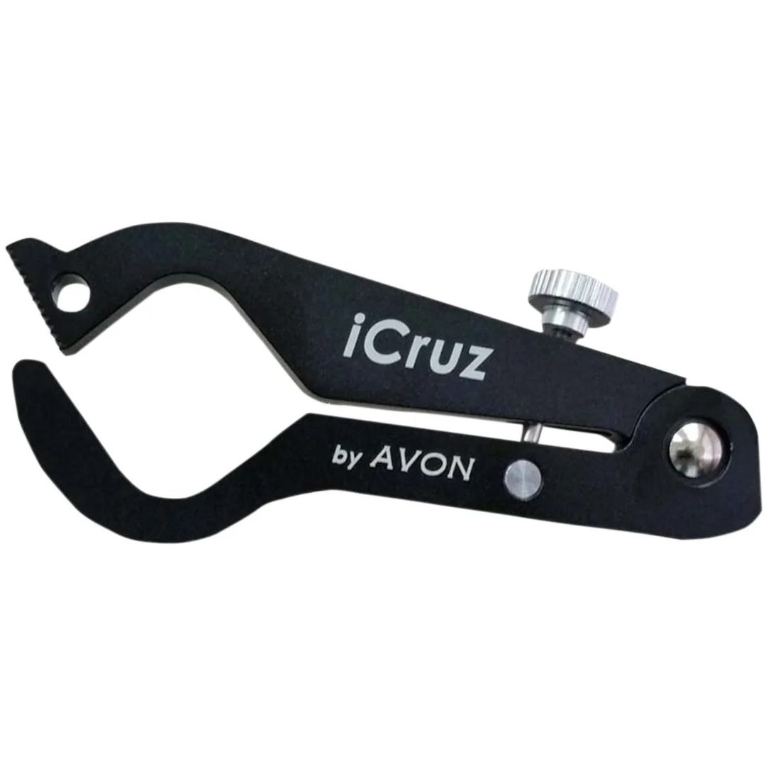 Gashåndtagsstop Icruz Sort Anodiseret AVON GRIPS Stop