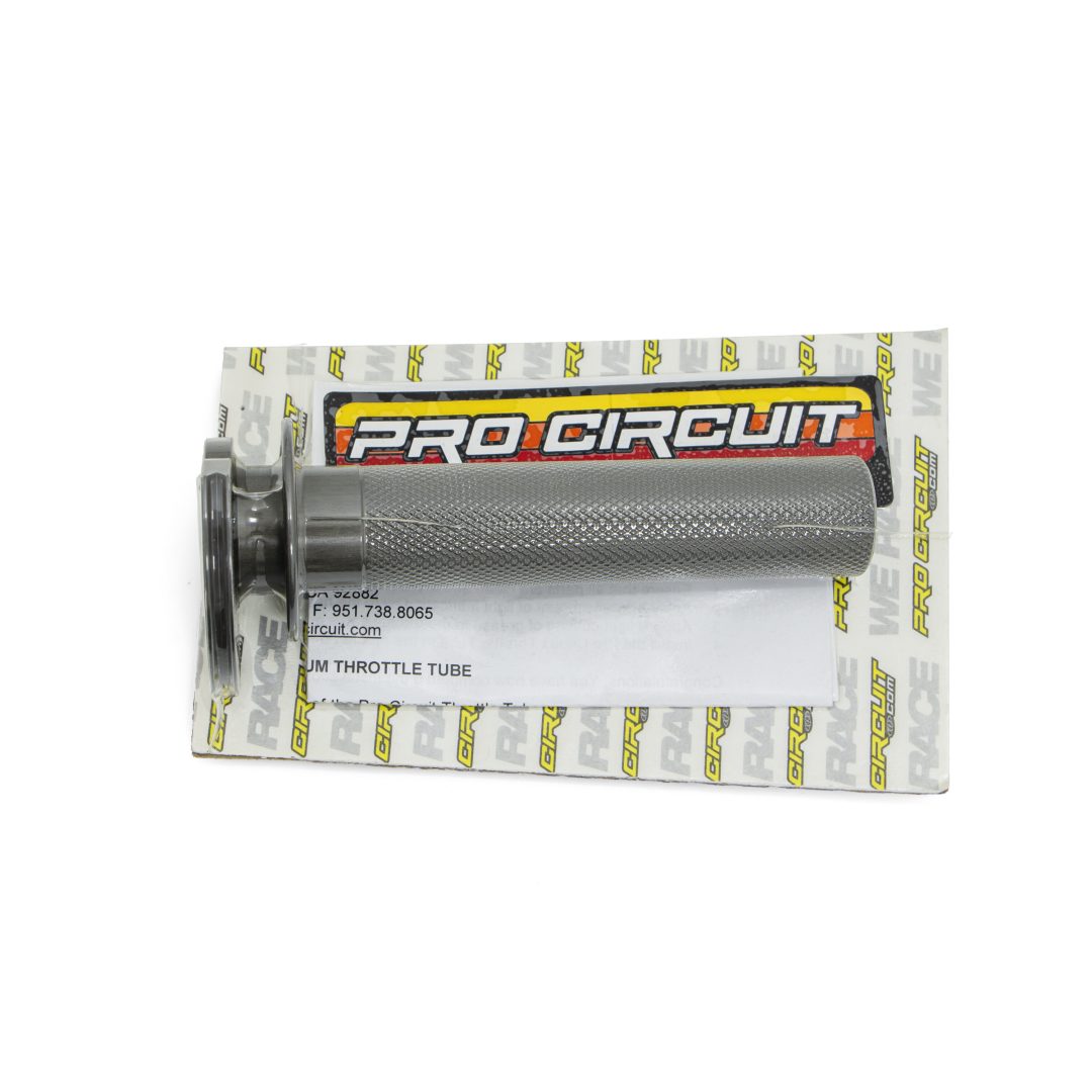 Gasrulle Twist Throttle PRO CIRCUIT Sølv