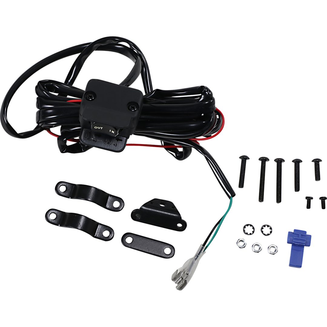 Gear Shift Aggro Sort/sølv MOOSE UTILITY- SNOW Strømafbryder