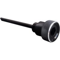 Gearbox Oil Dipstick Knurled Black Anodized Aluminum ACCUTRONIX