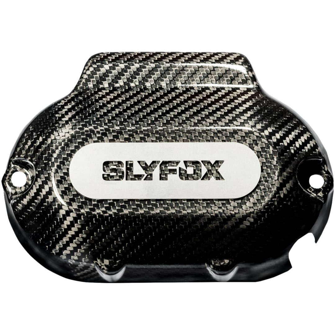 Gearkassedæksel Sort Blank/Sølv SLYFOX