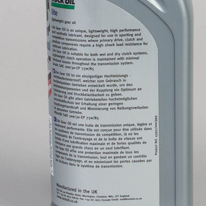 Gearkasseolie Universal Delsyntetisk 1L Rock Oil 1 liter – billede 2