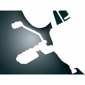 Gearskiftebeskytter Sort/krom KURYAKYN